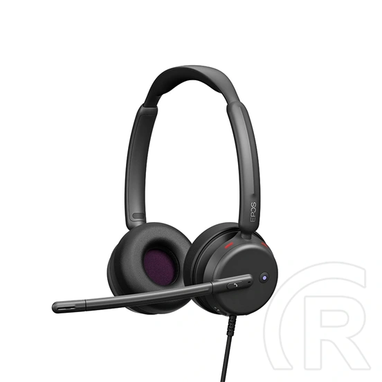 Sennheiser / EPOS Impact 460T mikrofonos fejhallgató (USB-C + USB-A adapter, sztereó, fekete)