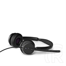 Sennheiser / EPOS Impact 460T mikrofonos fejhallgató (USB-C + USB-A adapter, sztereó, fekete)
