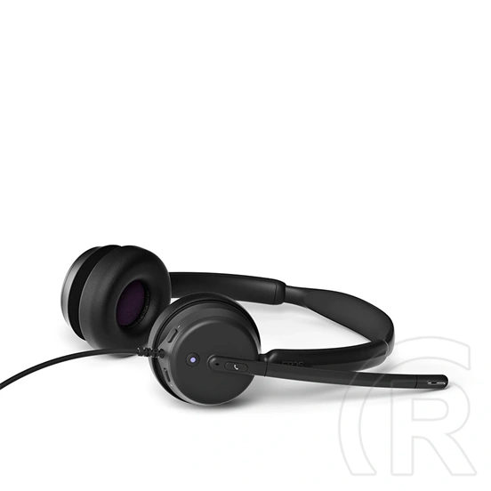 Sennheiser / EPOS Impact 460T mikrofonos fejhallgató (USB-C + USB-A adapter, sztereó, fekete)