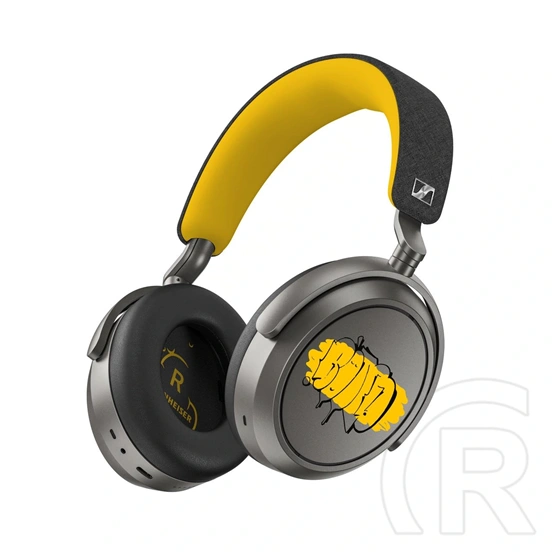 Sennheiser Momentum 4 Wireless 80. jubileumi kiadás vezeték nélküli fejhallgató (Bluetooth, adaptív ANC, grafit/sárga)