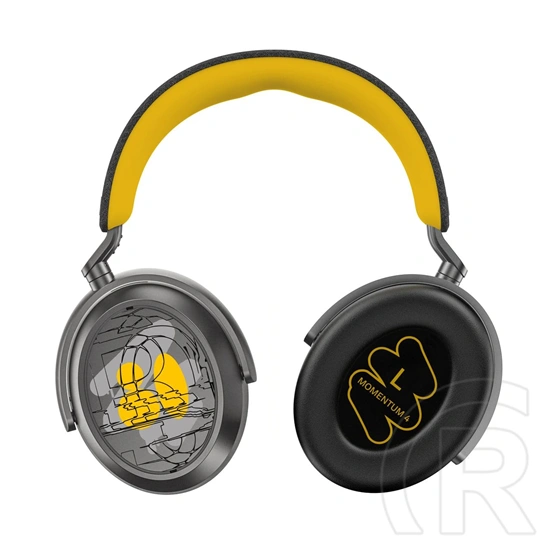 Sennheiser Momentum 4 Wireless 80. jubileumi kiadás vezeték nélküli fejhallgató (Bluetooth, adaptív ANC, grafit/sárga)