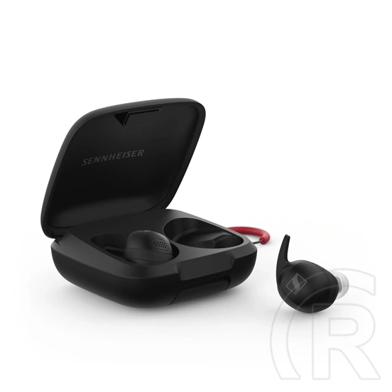 Sennheiser Momentum Sport Black vezeték nélküli fülhallgató (Bluetooth, adaptív ANC, fekete)