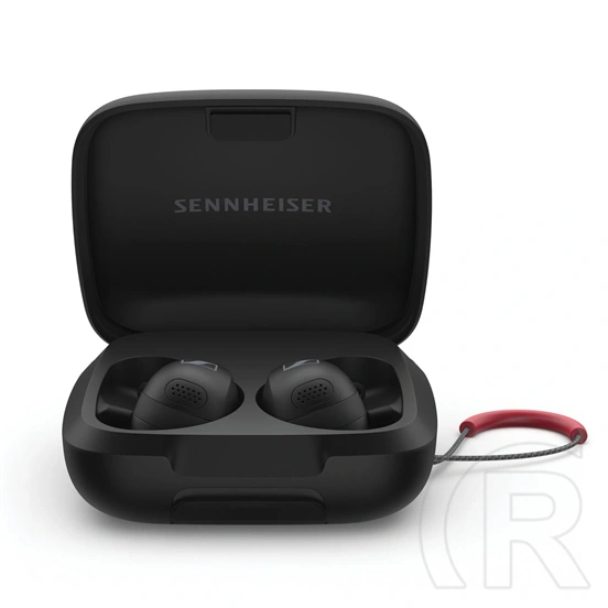 Sennheiser Momentum Sport Black vezeték nélküli fülhallgató (Bluetooth, adaptív ANC, fekete)