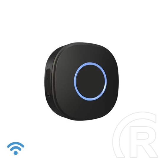 Shelly Button1 fekete WiFi-s okos távirányító gomb