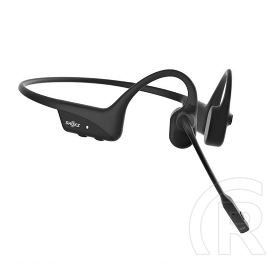 Shokz opencomm2 ptt for zello bluetooth fülhallgató sztereo (csontrezgés, v5.4, tws, mikrofon, ip55, nfc) fekete