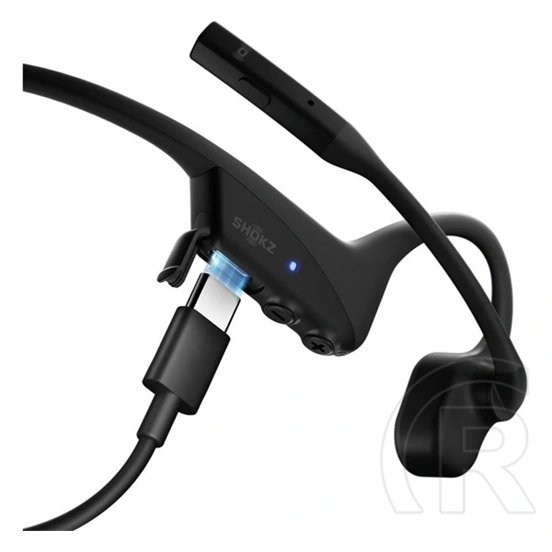 Shokz opencomm2 uc bluetooth fülhallgató sztereo (csontrezgés, v5.4, tws, mikrofon, ip55, nincs adapter) fekete