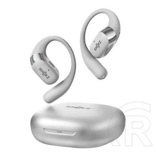 Shokz openfit2+ bluetooth fülhallgató sztereo (v5.4, tws, fülre akasztható, mikrofon, zajszűrő, ip55 + töltőtok) szürke