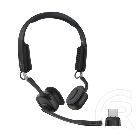 Shokz openmeet bluetooth fejhallgató sztereo (csontrezgés, v5.4, tws, mikrofon, vízálló + type-c adapter) fekete