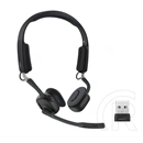 Shokz openmeet bluetooth fejhallgató sztereo (csontrezgés, v5.4, tws, mikrofon, vízálló + usb adapter) fekete