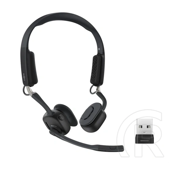 Shokz openmeet bluetooth fejhallgató sztereo (csontrezgés, v5.4, tws, mikrofon, vízálló + usb adapter) fekete