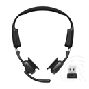 Shokz openmeet bluetooth fejhallgató sztereo (csontrezgés, v5.4, tws, mikrofon, vízálló + usb adapter) fekete