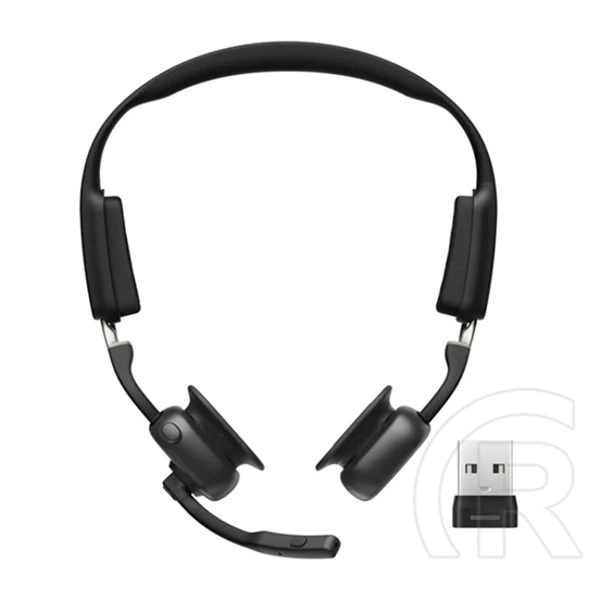 Shokz openmeet bluetooth fejhallgató sztereo (csontrezgés, v5.4, tws, mikrofon, vízálló + usb adapter) fekete