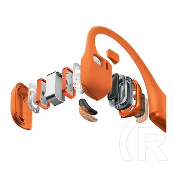 Shokz openrun pro 2 bluetooth csontrezgéses fülhallgató sztereo (v5.4, tws, fülre akasztható, mikrofon, ip55) narancs