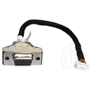 Shuttle Subminiature 2x10 tűs VGA F/F adapter (DS81, DS87, XH81, XH81V)
