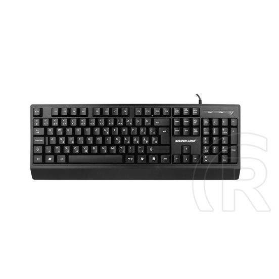 Silverline KB102 gamer billentyűzet (HU, USB, fekete)