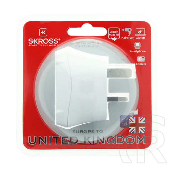 Skross Country Europe to UK földelt adapter