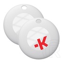 Skross Skross etag bluetooth nyomkövető 2db (kulcstartóra, autóba, valós idejű nyomkövetés, ios kompatibilis) fehér