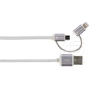 Skross Steel Line 2in1 kábel (Micro USB/Lightning, 1m)