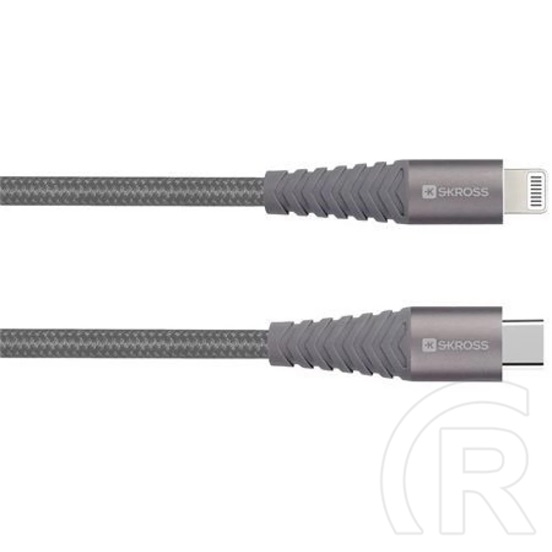 Skross Steel Line kábel (Lightning - Type-C, 2m)