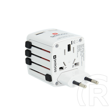 Skross World USB Charger 2,4 A földeletlen adapter
