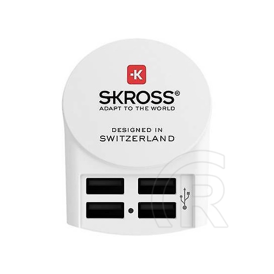 Skross hálózati töltő adapter (4 x USB A)