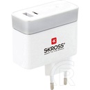 Skross hálózati töltő adapter (USB A,Type-C)
