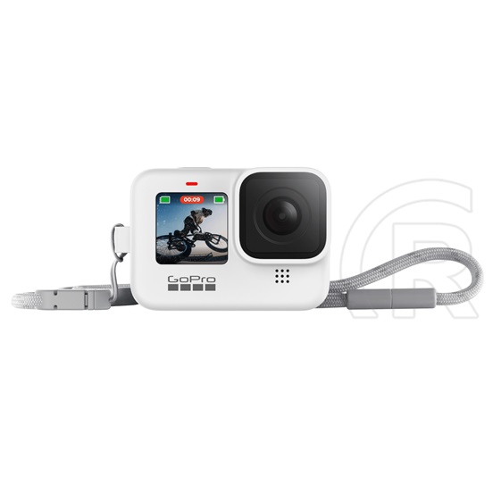 GoPro Sleeve + Lanyard szilikontok és pánt (Hero9/10/11/12 Black, fehér)