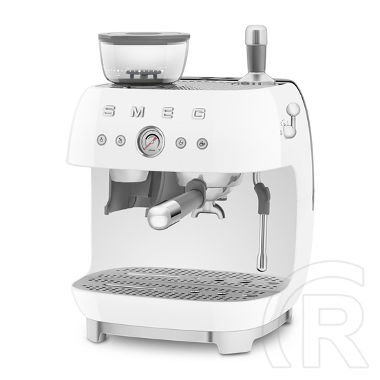 Smeg darálós karos Espresso kávéfőző 50-es évek design (fehér) EGF03WHEU