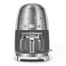 Smeg filteres kávéfőző 50-es évek design SILVER DCF02SSEU