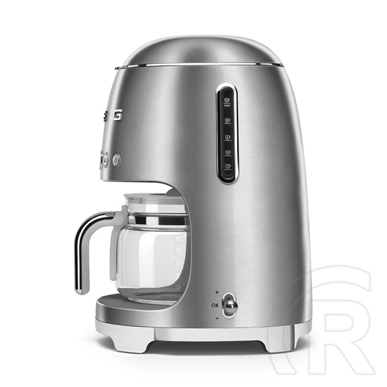 Smeg filteres kávéfőző 50-es évek design SILVER DCF02SSEU