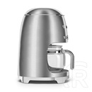 Smeg filteres kávéfőző 50-es évek design SILVER DCF02SSEU