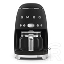 Smeg filteres kávéfőző 50-es évek design (matt fekete) DCF02BLMEU