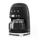 Smeg filteres kávéfőző 50-es évek design (matt fekete) DCF02BLMEU