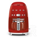 Smeg filteres kávéfőző 50-es évek design (piros) DCF02RDEU