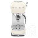 Smeg karos kávéfőző tejhabosítóval 50-es évek design (krém) ECF02CREU