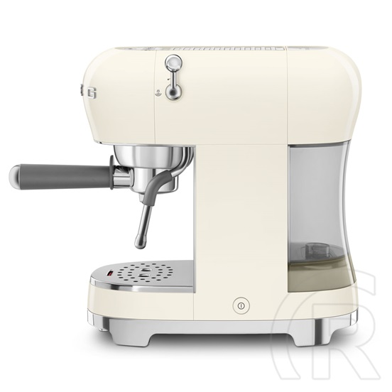 Smeg karos kávéfőző tejhabosítóval 50-es évek design (krém) ECF02CREU