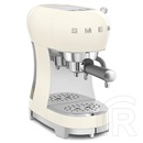 Smeg karos kávéfőző tejhabosítóval 50-es évek design (krém) ECF02CREU