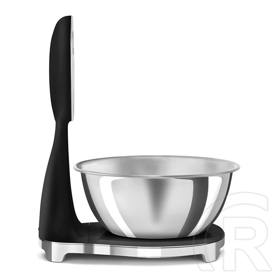 Smeg mechanikus konyhai mérleg digitális kijelzővel, 50-es évek design (fekete) KSF01BLWW