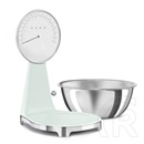 Smeg mechanikus konyhai mérleg digitális kijelzővel, 50-es évek design (világoszöld) KSF01PGWW