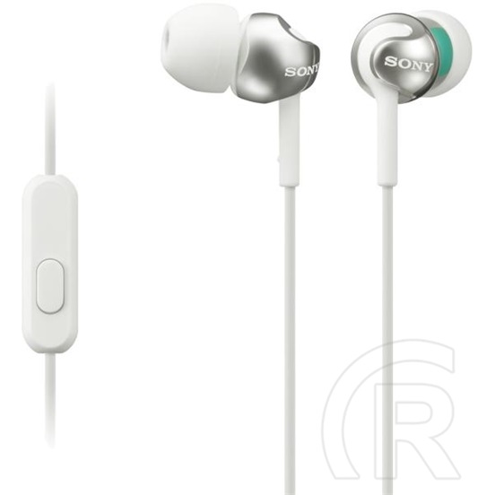Sony MDR-EX110 mikrofonos fülhallgató (fehér)