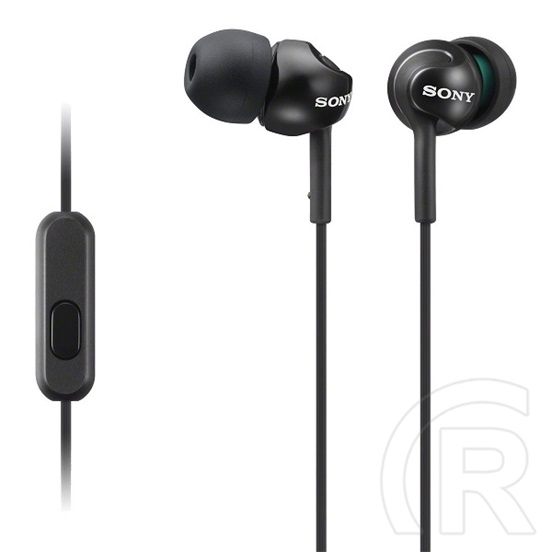 Sony MDR-EX110 mikrofonos fülhallgató (fekete)