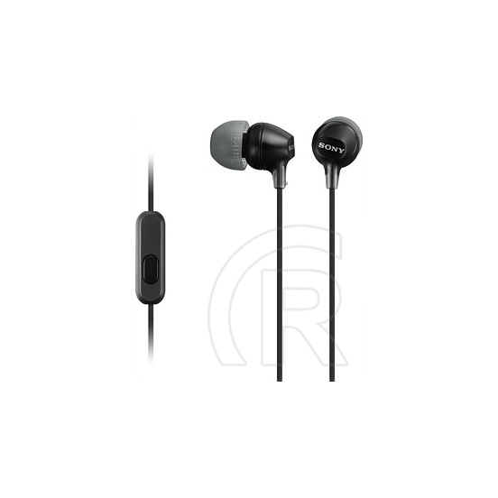 Sony MDR-EX15AP mikrofonos fülhallgató (fekete)