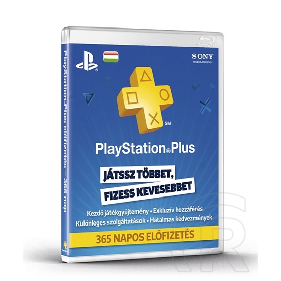 Sony PSN PlayStation Plus 365 napos feltöltőkártya (PS4)