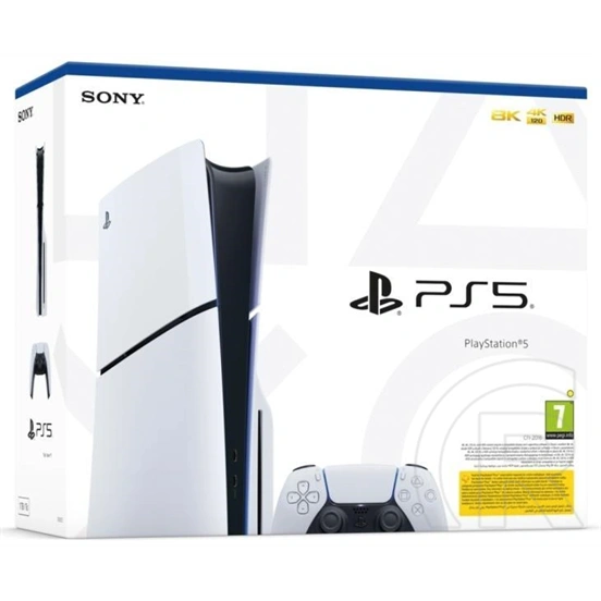 Sony PlayStation 5  Disk Edition , E-CHASSIS (Slim, 1TB, fehér)