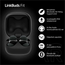 Sony WF-LS910N Linkbuds Fit zajszürős True Wireless Bluetooth fekete fülhallgató