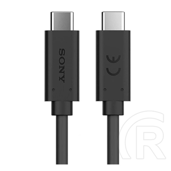 Sony USB adat- és töltőkábel (C dugó / C dugó, 100W, 1 m, fekete)