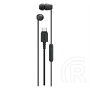 Sony ier-ex15c fülhallgató sztereo (type-c, mikrofon, felvevő gomb) fekete