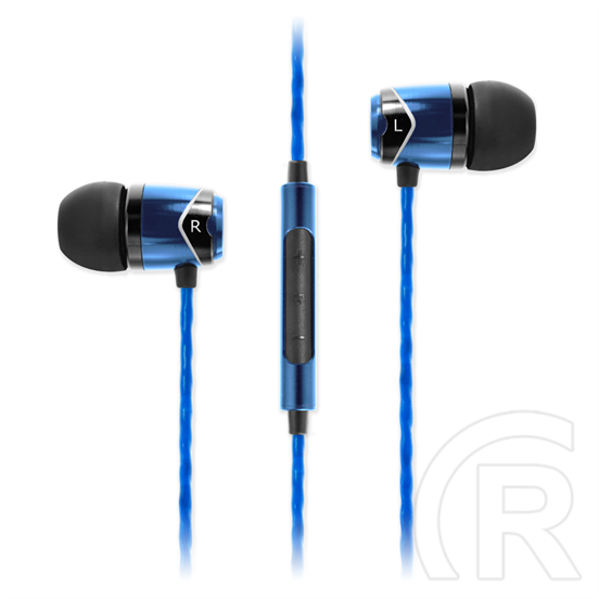 Sound Magic E10C mikrofonos fülhallgató (fekete-kék)