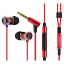 Sound Magic E10C mikrofonos fülhallgató (fekete-piros)