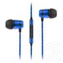 Sound Magic E50C mikrofonos fülhallgató (kék)
